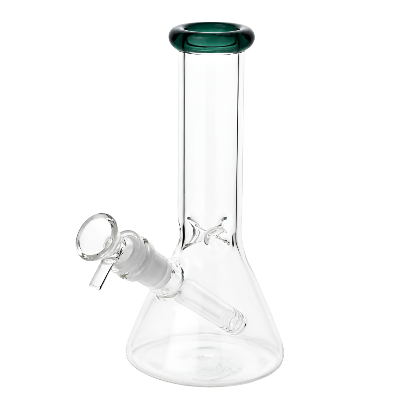 8" Ice Pinch Color Accent Beaker Water Pipe