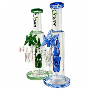 Clover Glass - 12" Unique Design Water Pipe [WPC-242]