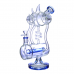 Clover Glass Multi Spike Spiral Inline Perc Recycler Bong – 11" Clover Glass Multi Spike Spiral Inline Perc Recycler Water Pipe – 11 Inch