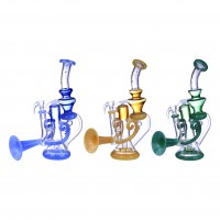 Clover Glass - Trumpet Up A Storm 11.5" Recycler Bong