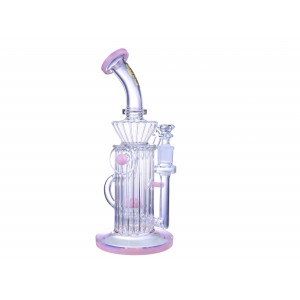 11.8" Crystalline SphereGrip W/ Perc Water Pipe - [WPC-274]