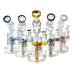 Lookah Glass - 8" Tree Perc Recycler Water Pipe - [WPC726]