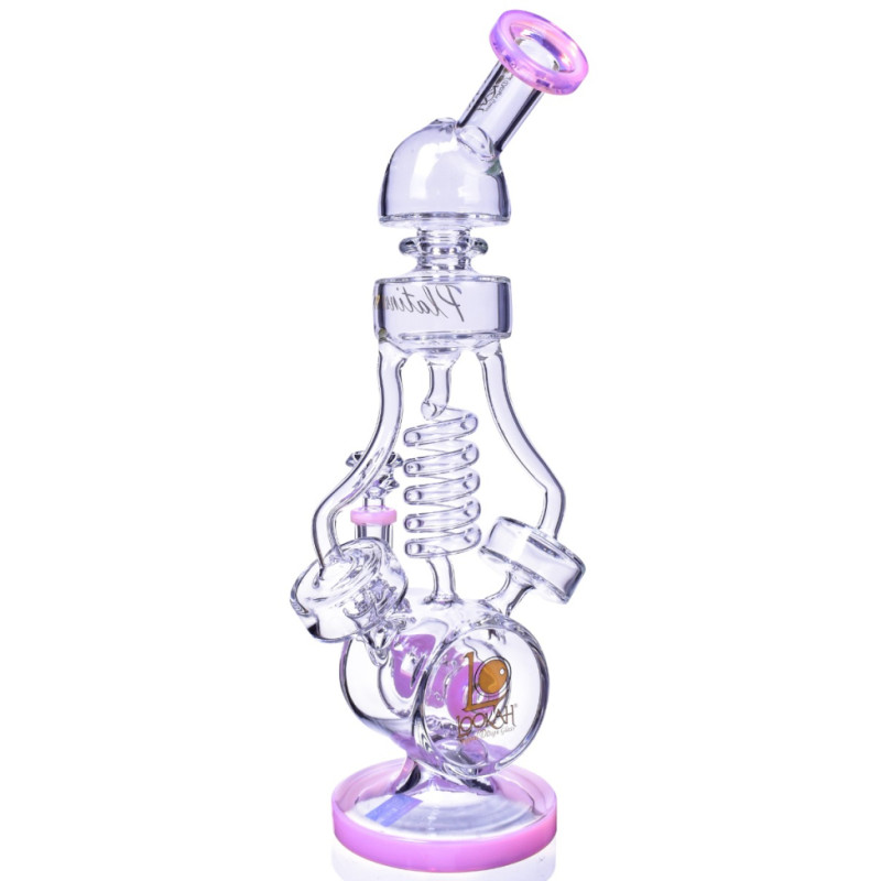 16" Lookah Color Trim Tire Multi Perc Water Pipe - 14F [WPC768]