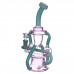 Clover Glass 10" Double Donut Chamber Recycler | Compact Smooth Hitter