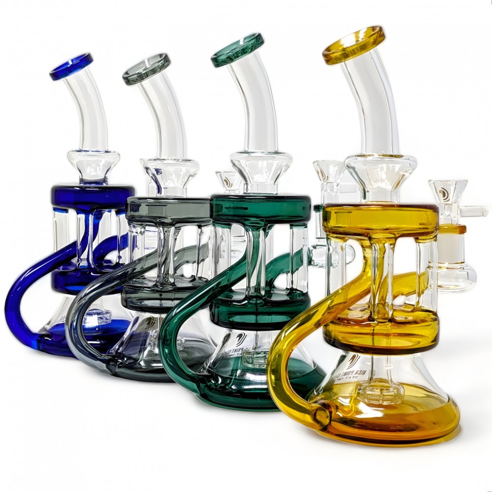 Experience the High Point Glass 9.5" Regal Pillar Splendor Shower Head