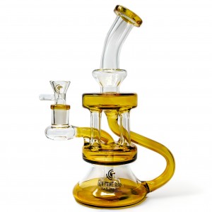 High Point Glass - 9.5" Regal PillarSplendor Shower Head Perc Recycler Water Pipe [WPD-274]