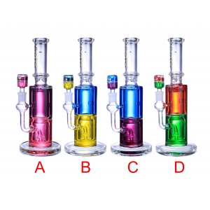 11.2" Color Blend Tubeular Shape Water Pipe [WPD-333]