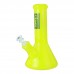 Clover Glass 9.5 Inch 7mm Colored Beaker Water Pipe