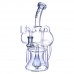 10" Twin Chamber Frostdrop Perc Recycler – Clover Glass Clover Glass 10-Inch Twin Chamber Frostdrop Perc Recycler Water Pipe