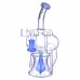 10" Twin Chamber Frostdrop Perc Recycler – Clover Glass Clover Glass 10-Inch Twin Chamber Frostdrop Perc Recycler Water Pipe