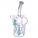 10" Twin Chamber Frostdrop Perc Recycler – Clover Glass Clover Glass 10-Inch Twin Chamber Frostdrop Perc Recycler Water Pipe