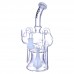10" Twin Chamber Frostdrop Perc Recycler – Clover Glass Clover Glass 10-Inch Twin Chamber Frostdrop Perc Recycler Water Pipe