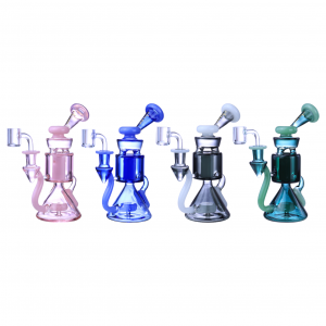 Clover Glass - 7.5" Beakonic Recycler Water Pipe [WPE-687]
