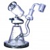 Clover Glass 7-Inch Space Glider Recycler Water Pipe