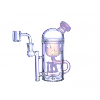 Clover Glass - 6.5" Dome Top Mushroom Perc Recycler Water Pipe