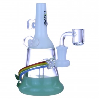 Clover Glass - 7" Clouds Chasing Rainbow Dab Rig