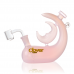 Clover Glass - 5.5" Dreamy Crescent Moon Dab Rig Clover Glass 5.5 Inch Dreamy Crescent Moon Dab Rig