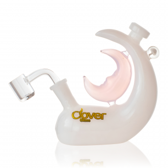 Clover Glass - 5.5" Dreamy Crescent Moon Dab Rig - [WPE-901]
