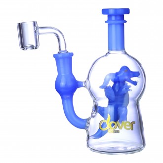 Clover Glass - 6" Dragon's Breath in Every Hit Mini Rig - [WPE-911]