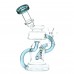 Clover Glass - 7" Morphing Forms Recycler Water Pipe [WPE-95]