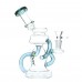 Clover Glass - 7" Morphing Forms Recycler Water Pipe [WPE-95]