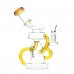 Clover Glass - 7" Morphing Forms Recycler Water Pipe [WPE-95]