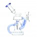 Clover Glass - 7" Morphing Forms Recycler Water Pipe [WPE-95]