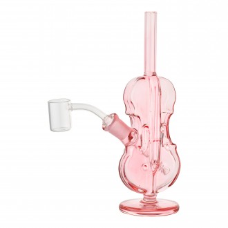 7.5" Violin w/ Quartz Banger Water Pipe