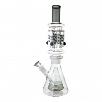 15" Quartet Glycerin Filled Freezable Coil Water Pipe