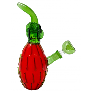 7.5" Frit Art Assorted Color Pineapple Water Pipe [WPL119]