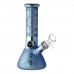 8 inch leaf electroplated beaker bong in assorted colors