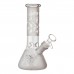 8 inch leaf electroplated beaker bong in assorted colors