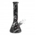 10-Inch Marble Painted Beaker Water Pipe with Assorted Colors
