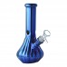 8.5 Inch Electroplated Bohemian Water Pipe – Decorative Glass Bong