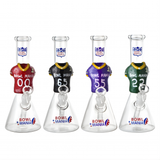 10" Bowl Mania Soccer Jersey Beaker Water Pipe
