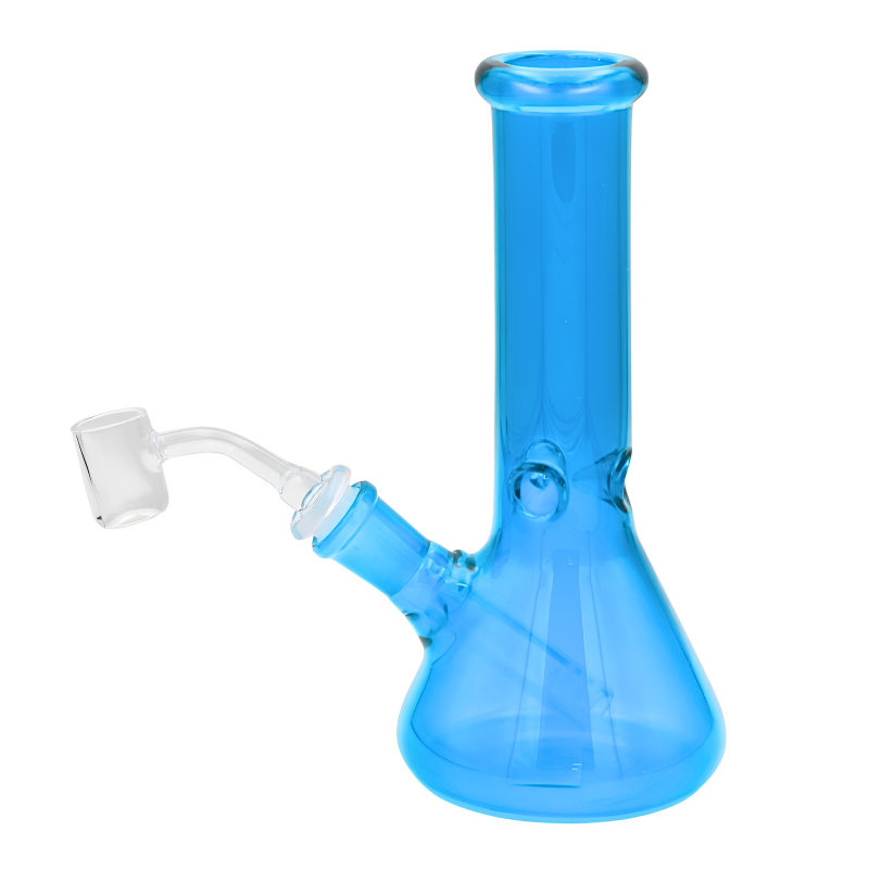 8" Solid Colored Beaker Dab Rig