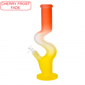 14" Tri-Color Frosted Zong Water Pipe