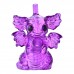 Compact 4.5" Dragon-Themed Water Pipe for Smoking