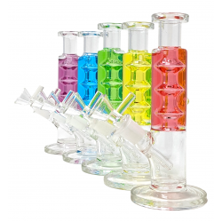 6.5" Glycerin Filled Straight Water Pipe  [WSG008]