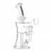 Ruckus 8 Inch Hourglass Matrix Perc Recycler Water Pipe WSG4670