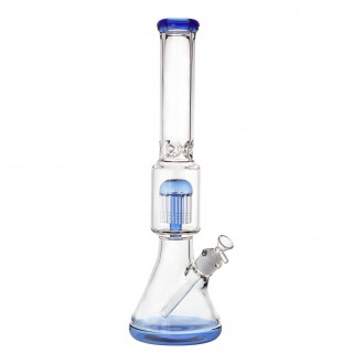 18" 7mm 12-Arm Tree Perc Beaker Water Pipe