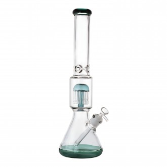 18" 7mm 12-Arm Tree Perc Beaker Water Pipe