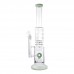 17" Donut Perc Ice Catcher Chamber Straight Water Pipe