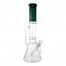 15.5-inch ice pinch double handle beaker water pipe with sturdy base and cooling features