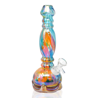 9" Spindle with Crown Soft Glass Water Pipe – GOG [Y106G]