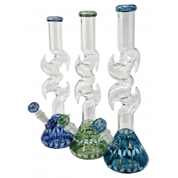 15" Zong Outside Art Work Beaker Water Pipes - [ZD150]