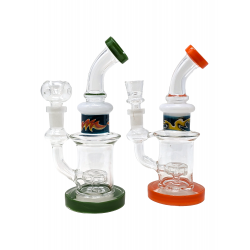 8" Assorted Color Wig Wag Design Shower Water Pipe [ZD151]