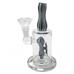 6" Color Tube Perc Water Pipe [ZD189]