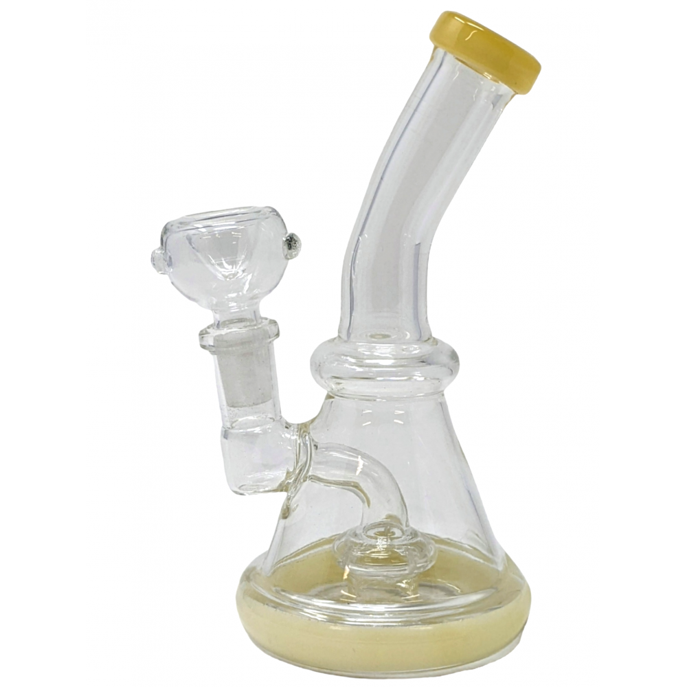 6" Shower Head Water Pipe HighQuality Borosilicate Glass Smoking