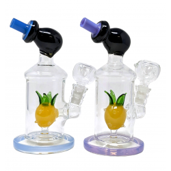 6" Pineapple Perc Shower Head Water Pipe - [ZD200]